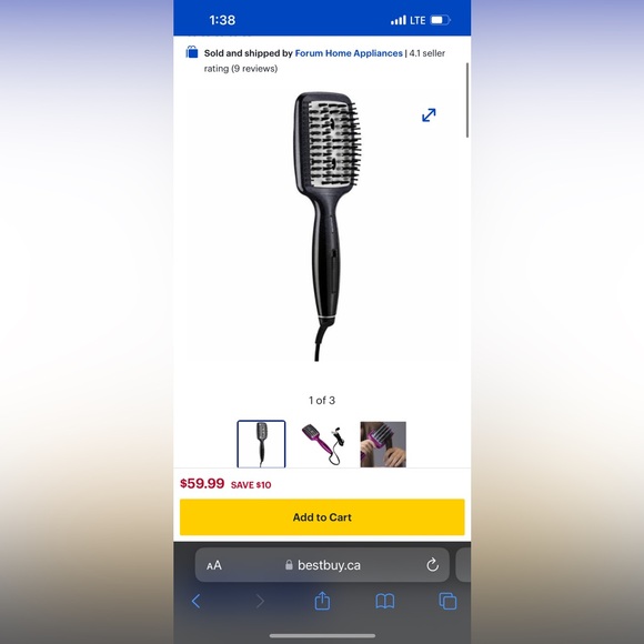 Hair Straightener/brush - Picture 2 of 8